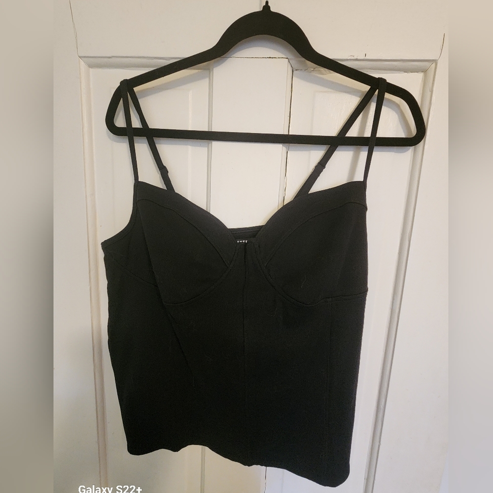 Elegant Black Strappy Camisole